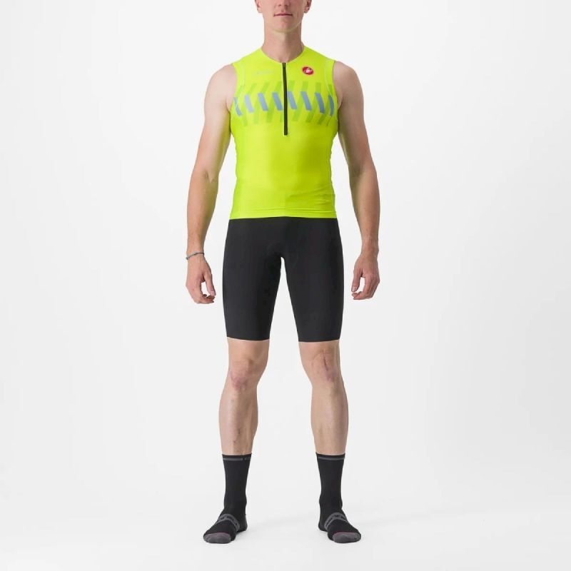 Castelli Premio Tri Speed Short - Fietsbroek - Heren | Hardloop