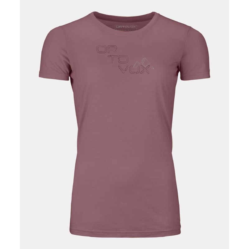 Ortovox 185 Merino Tangram Logo TS - T-shirt damski | Hardloop