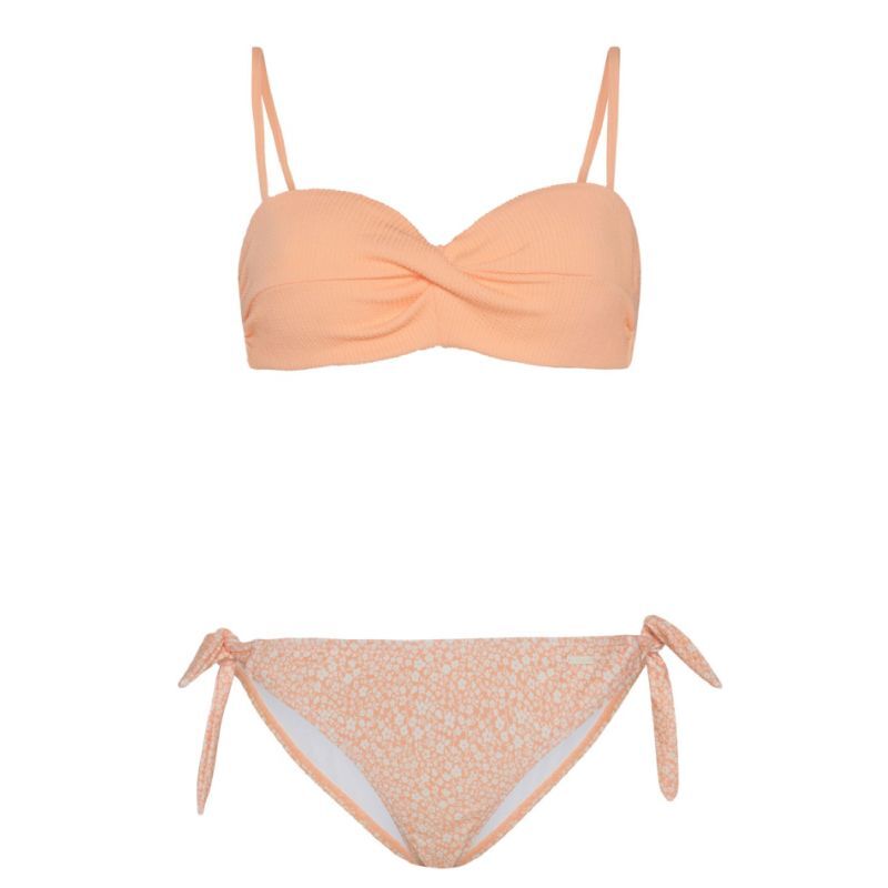Protest Postwick Bikini Donna - Stampa Righe Multicolore - Asimmetrico Con Coppe Rimovibili Asciugatura Rapida - 4