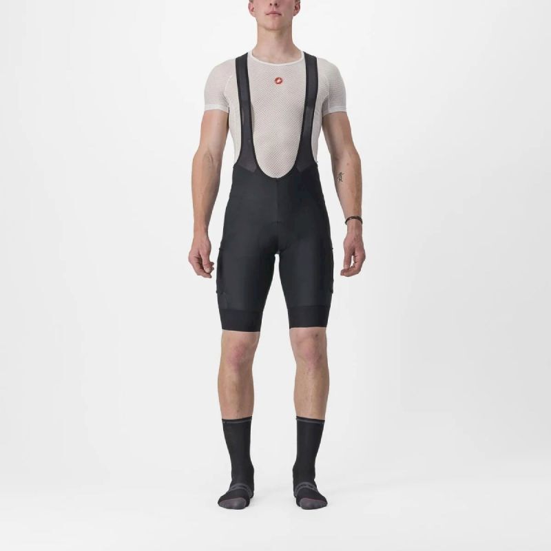 Castelli Unlimited Cargo Bibshort - Spodenki kolarskie z szelkami rowerowe męskie | Hardloop