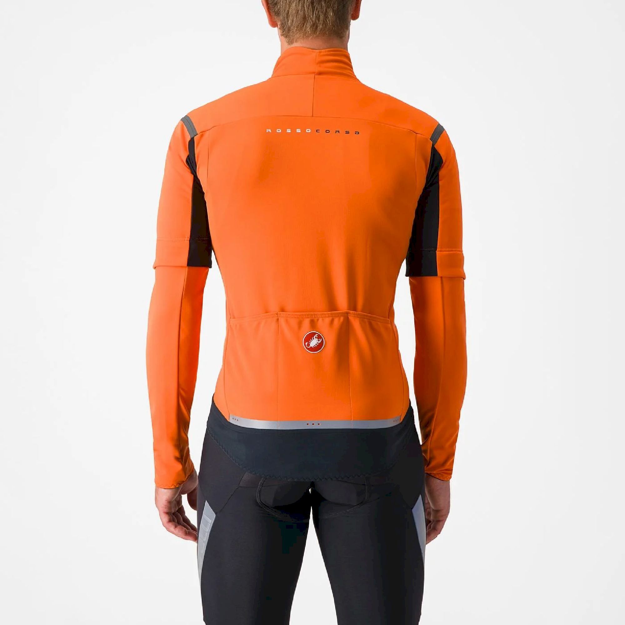 Castelli Perfetto コンバーチブルジャケット　レッド　サイズM Castelli Rosso Corsa XL Red Perfetto Gore Windstopper