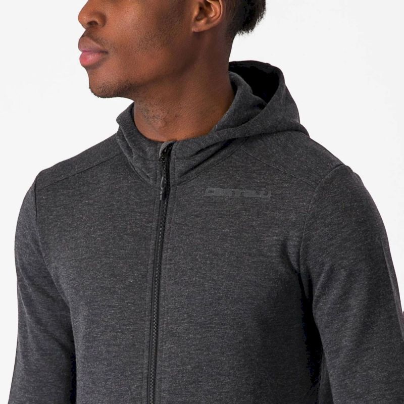 Castelli Milano 2 Full Zip Fleece - Pánská fleesová mikina | Hardloop