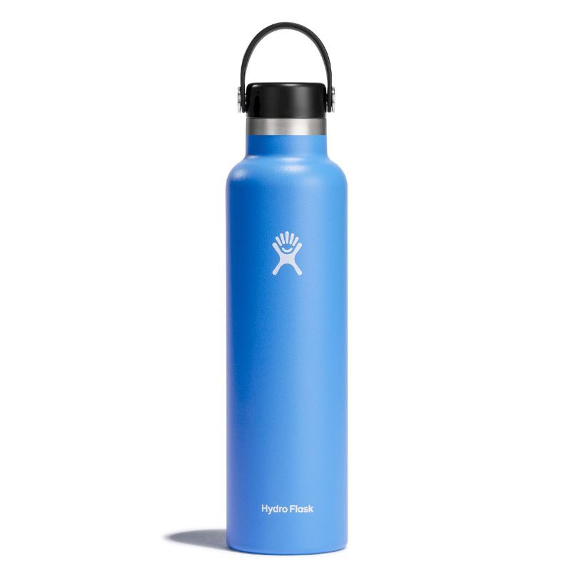 2 Hydro Flask 24 oz top Standard Mouth