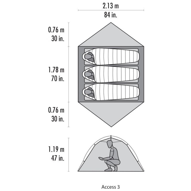 MSR Access 3 - Telt