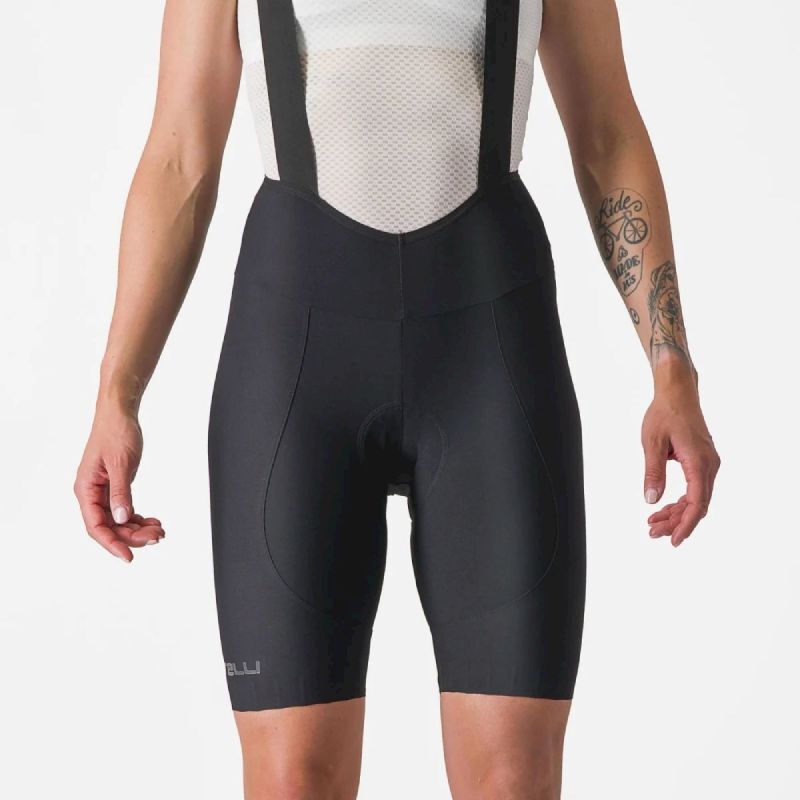 Castelli Espresso W DT Bibshort - Cuissard court vélo femme | Hardloop