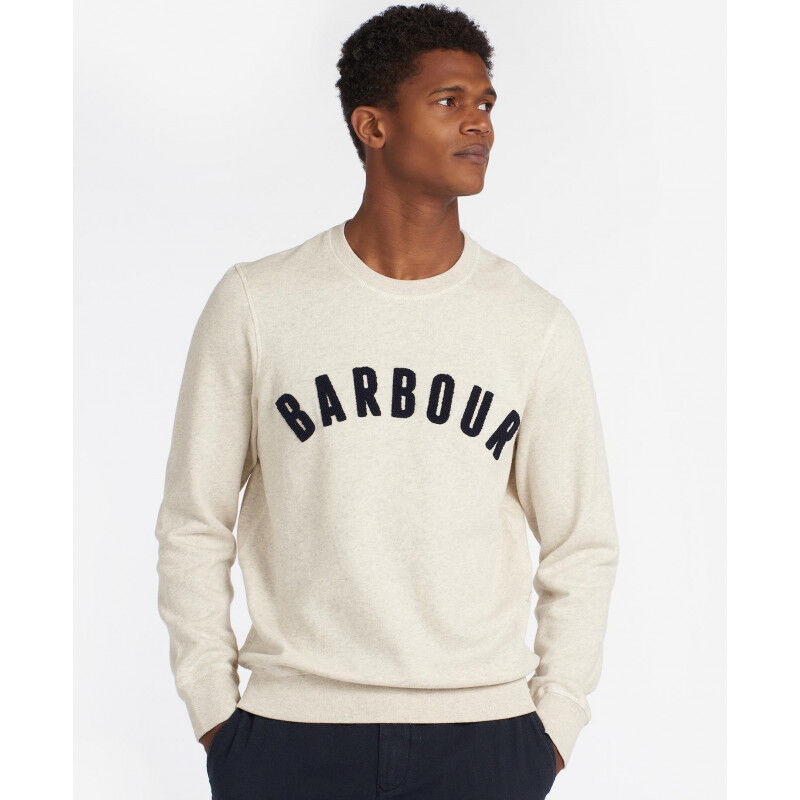 Barbour Essential Prep Logo Crew - Felpa - Uomo | Hardloop
