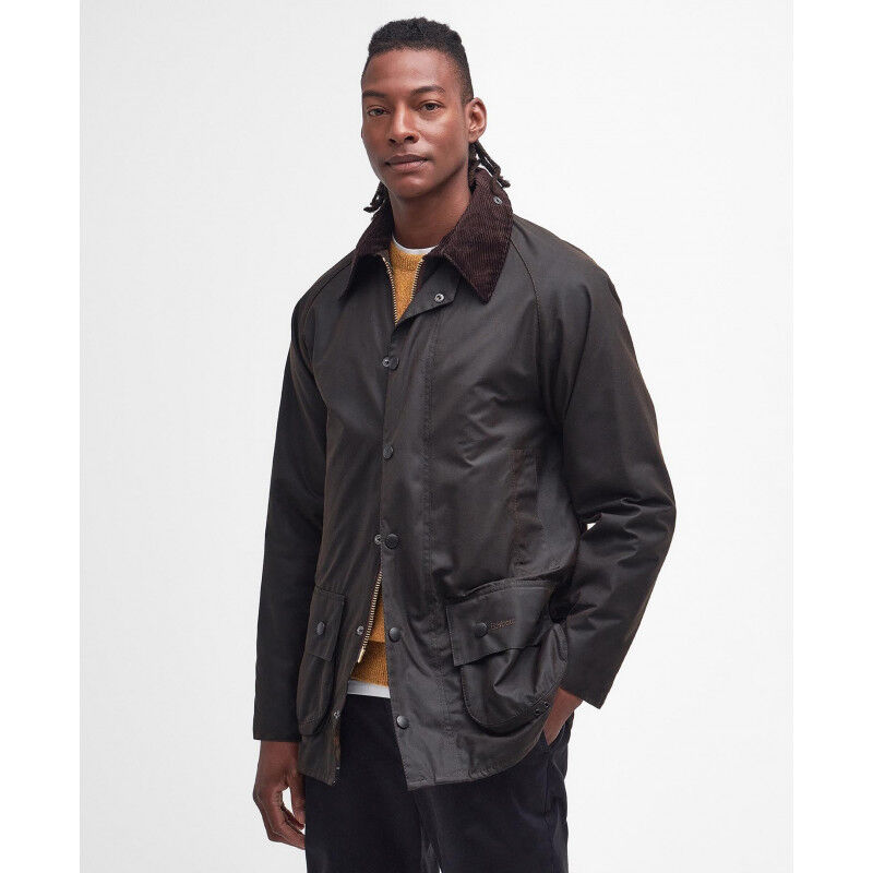 Mens green wax barbour jacket online