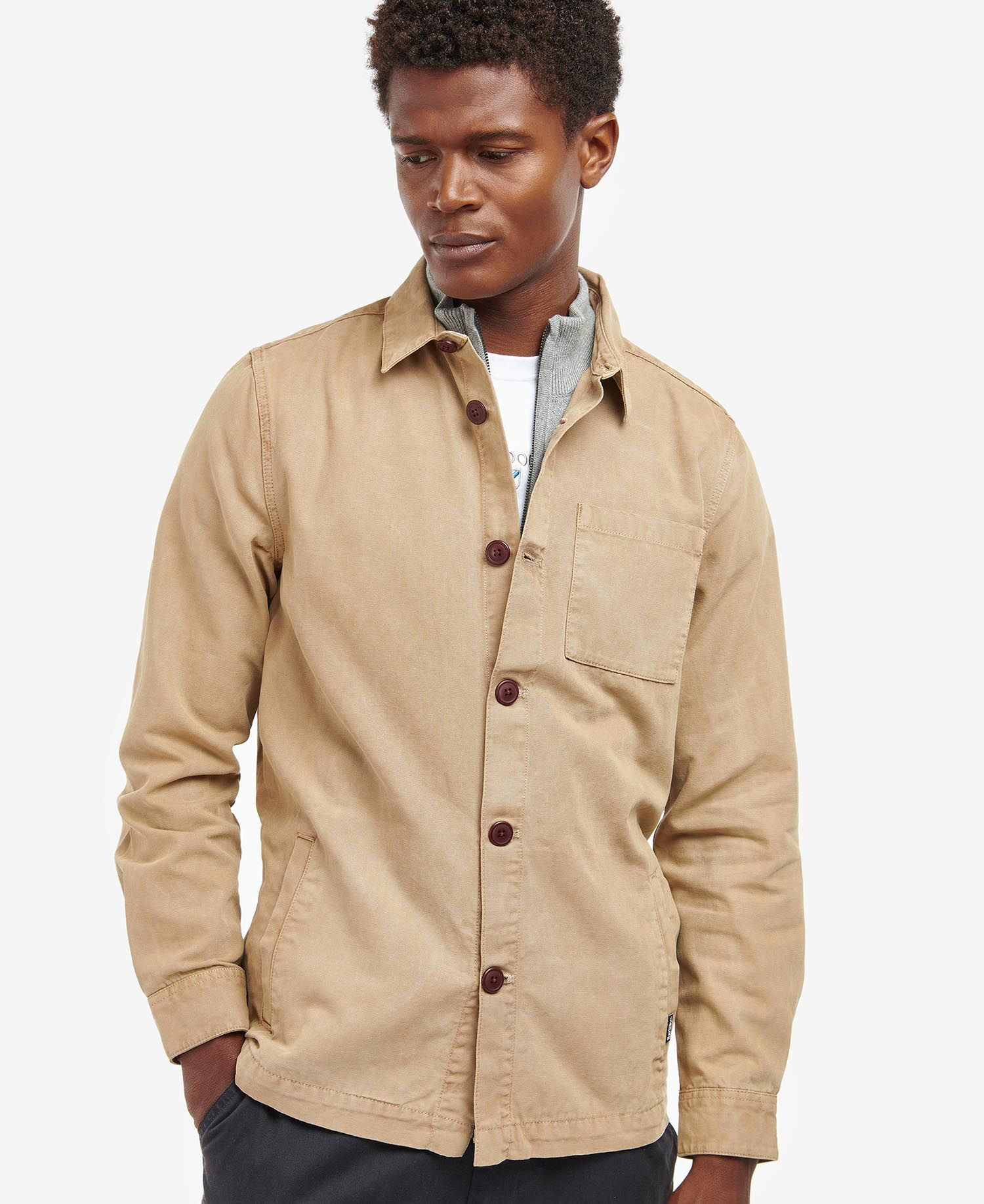 Barbour Washed Overshirt - Camicia - Uomo | Hardloop