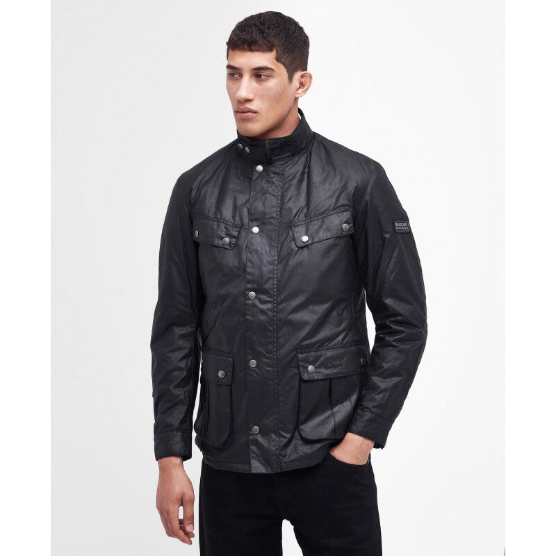 Barbour international peak wax jacket hotsell