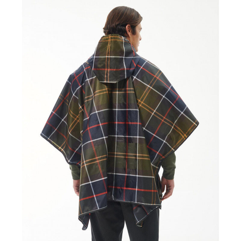 Barbour Tartan Showerproof Poncho Regenponcho Hardloop