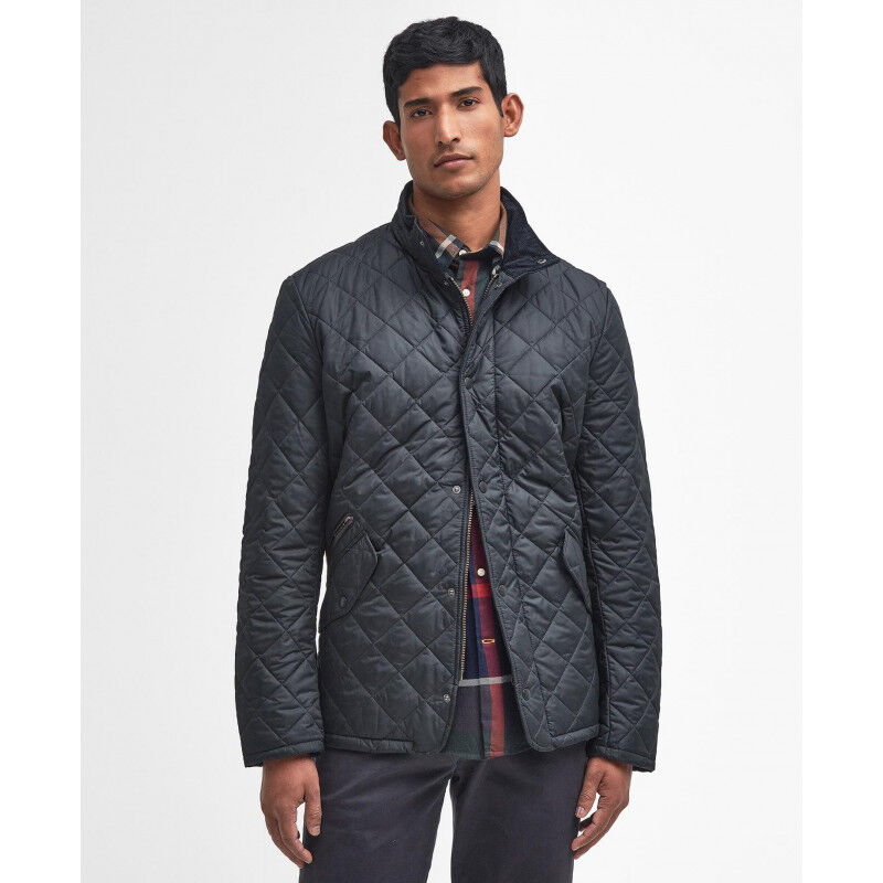 Barbour chelsea sportsquilt jacket hot sale olive