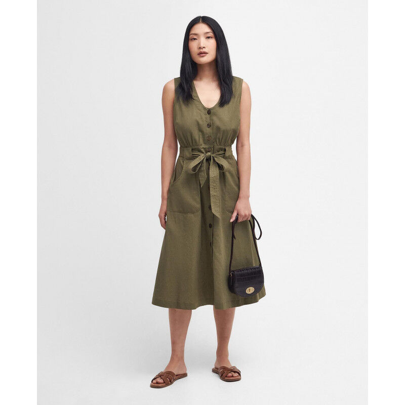 Barbour Rutherglen Midi Dress - Klänning - Dam | Hardloop