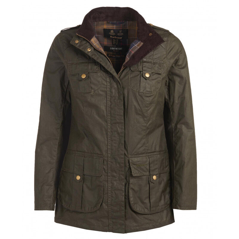 Barbour Defence Lightweight Wax Jacke Damen Hardloop