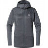 Haglöfs ROC Flash Mid Hood Women - Fleecetröjor - Dam | Hardloop