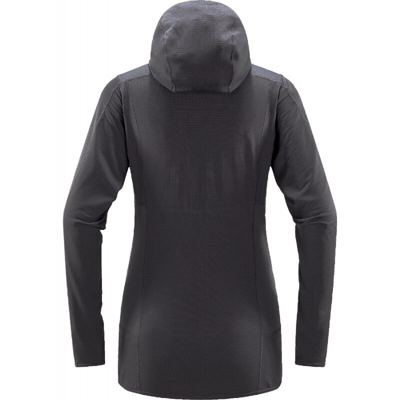 Haglöfs L.I.M Mid Fast Hood Women - Fleecevest - Dames | Hardloop