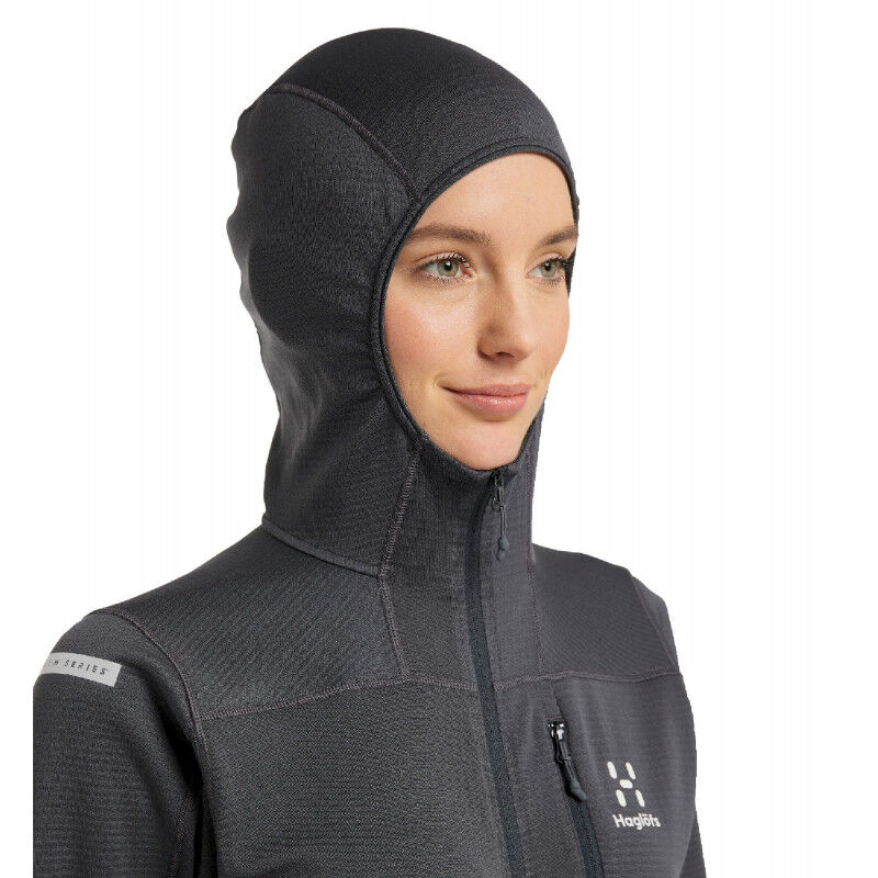 Haglöfs L.I.M Mid Fast Hood Women - Fleecejakke - Damer | Hardloop