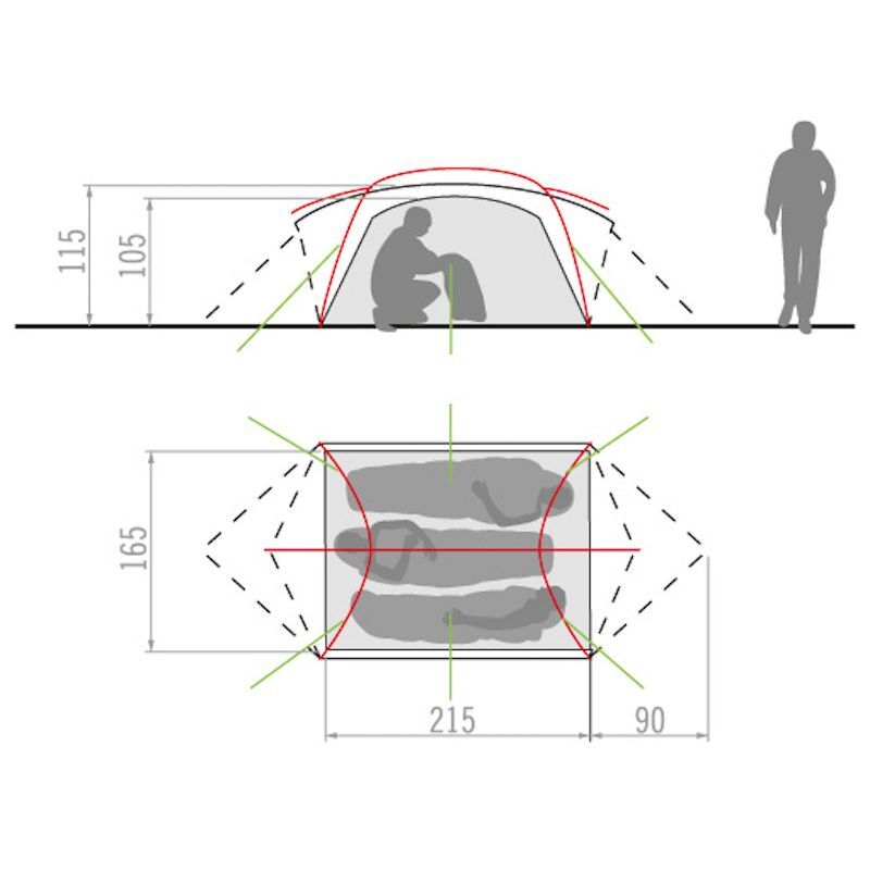 Vaude - Mark UL 3P - Tent