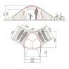 Vaude Badawi 4P - Tenda campismo | Hardloop