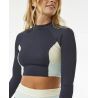 Rip Curl Block Party Spliced Crop Long Sleeve - Top biquíni mulher | Hardloop