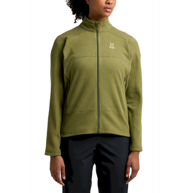Chaqueta Técnica Haglöfs Mirre Mid Para Mujer - Poliéster 100% Reciclado, Ligera, Transpirable, Capa Base O Intermedia, Con Bolsillo Con Cremallera