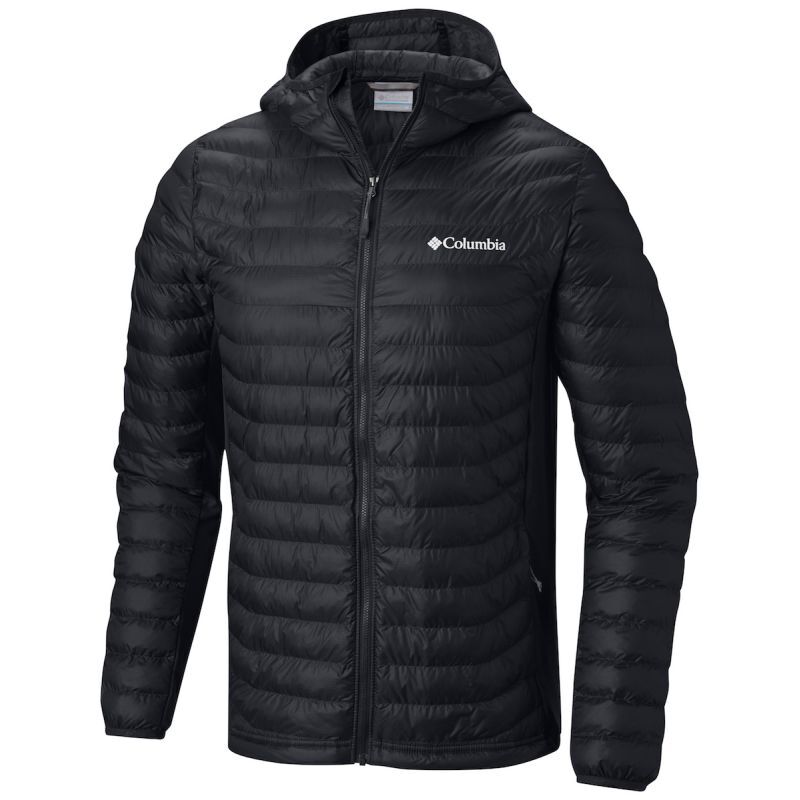 Columbia Powder Pass Hooded Jacket - Tekokuitutakki - Miehet | Hardloop