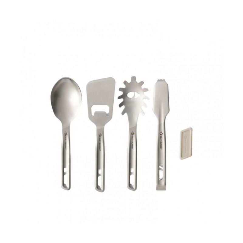 Detour Stainless Steel Utensil Set - Talheres de campismo