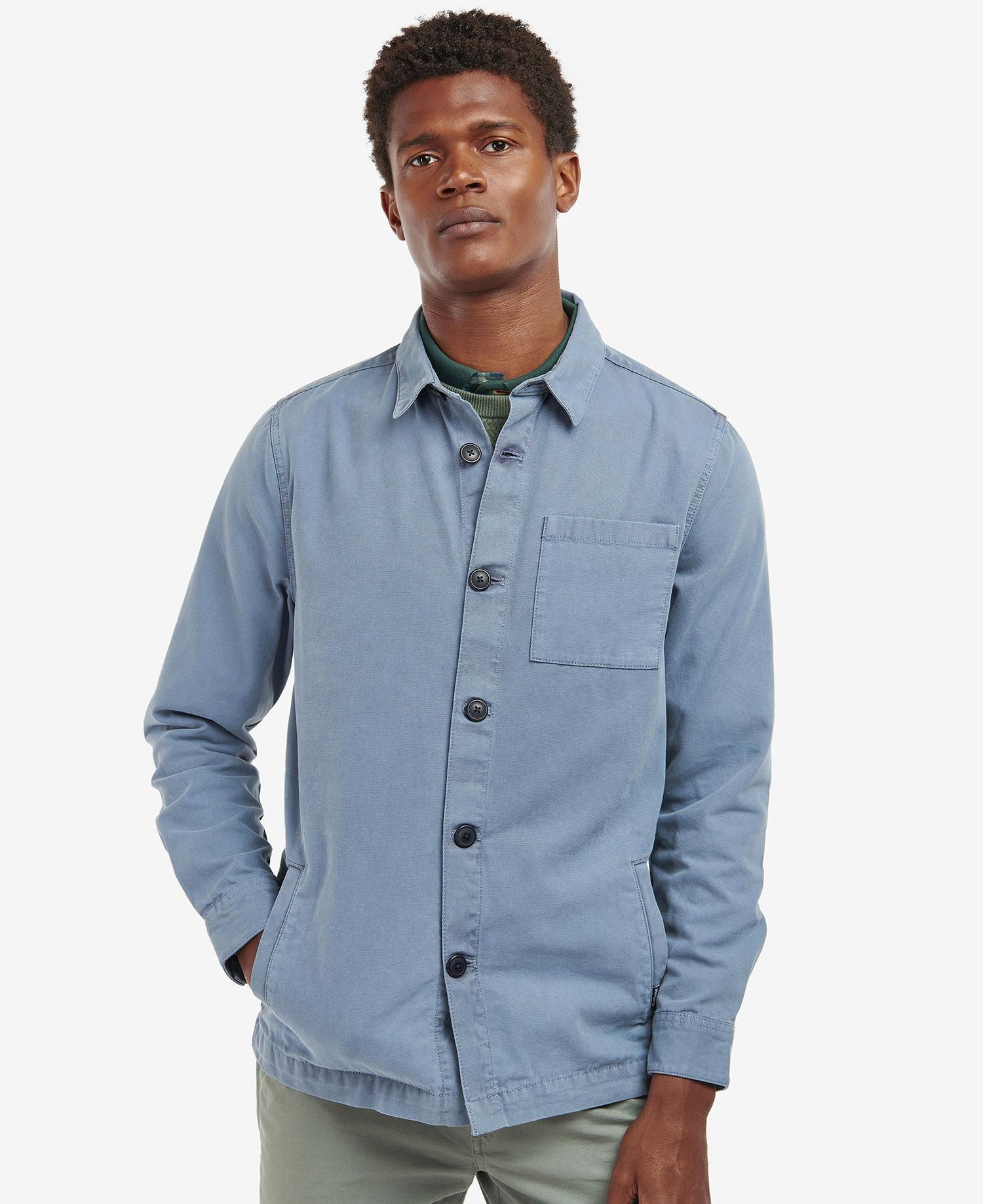 Barbour Washed Overshirt - Camicia - Uomo | Hardloop