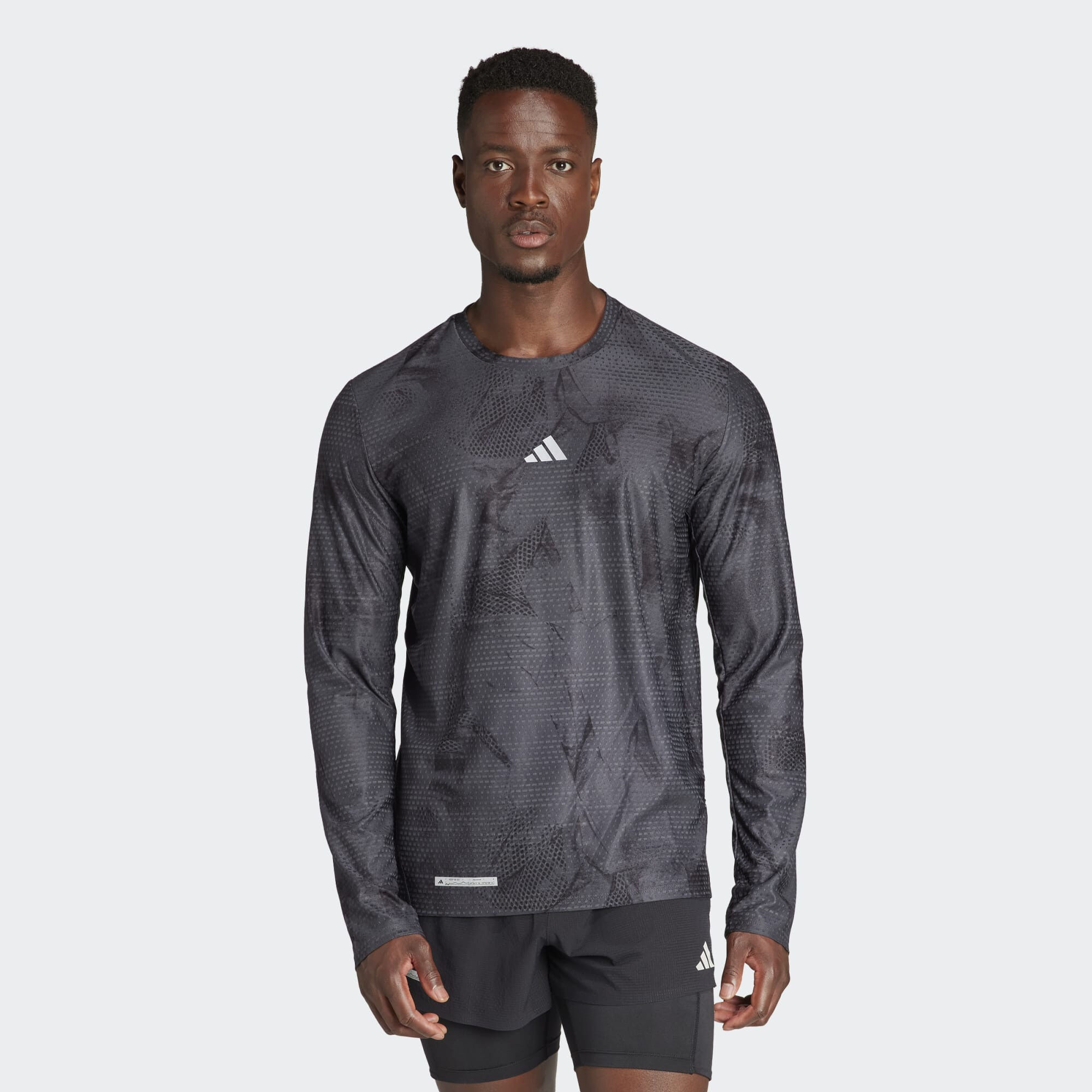 adidas Ultimate AOP Long Sleeve - Pánské triko | Hardloop