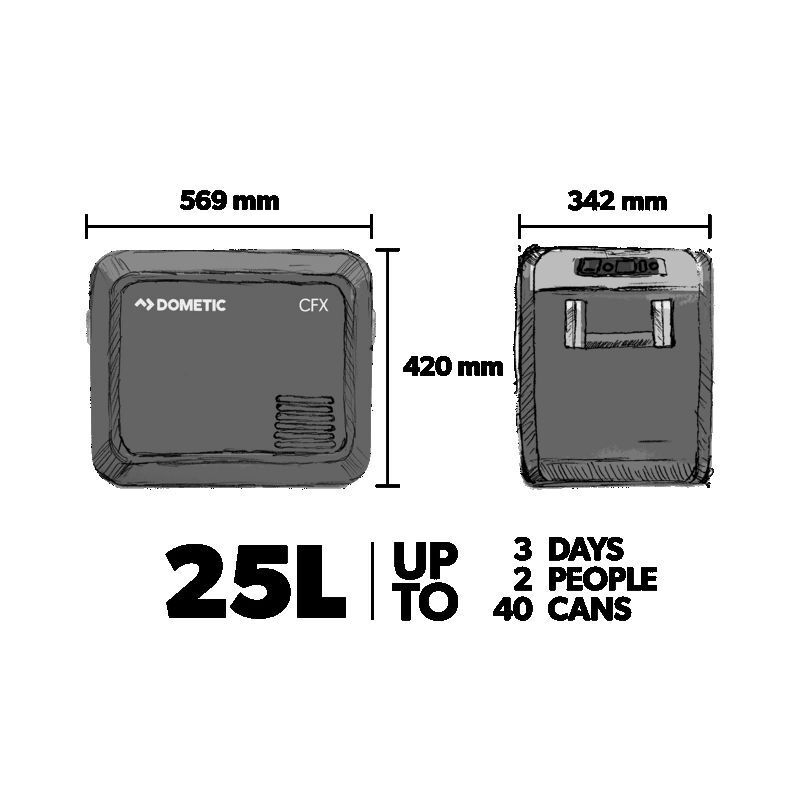 Dometic CFX3 25 - Glacière | Hardloop