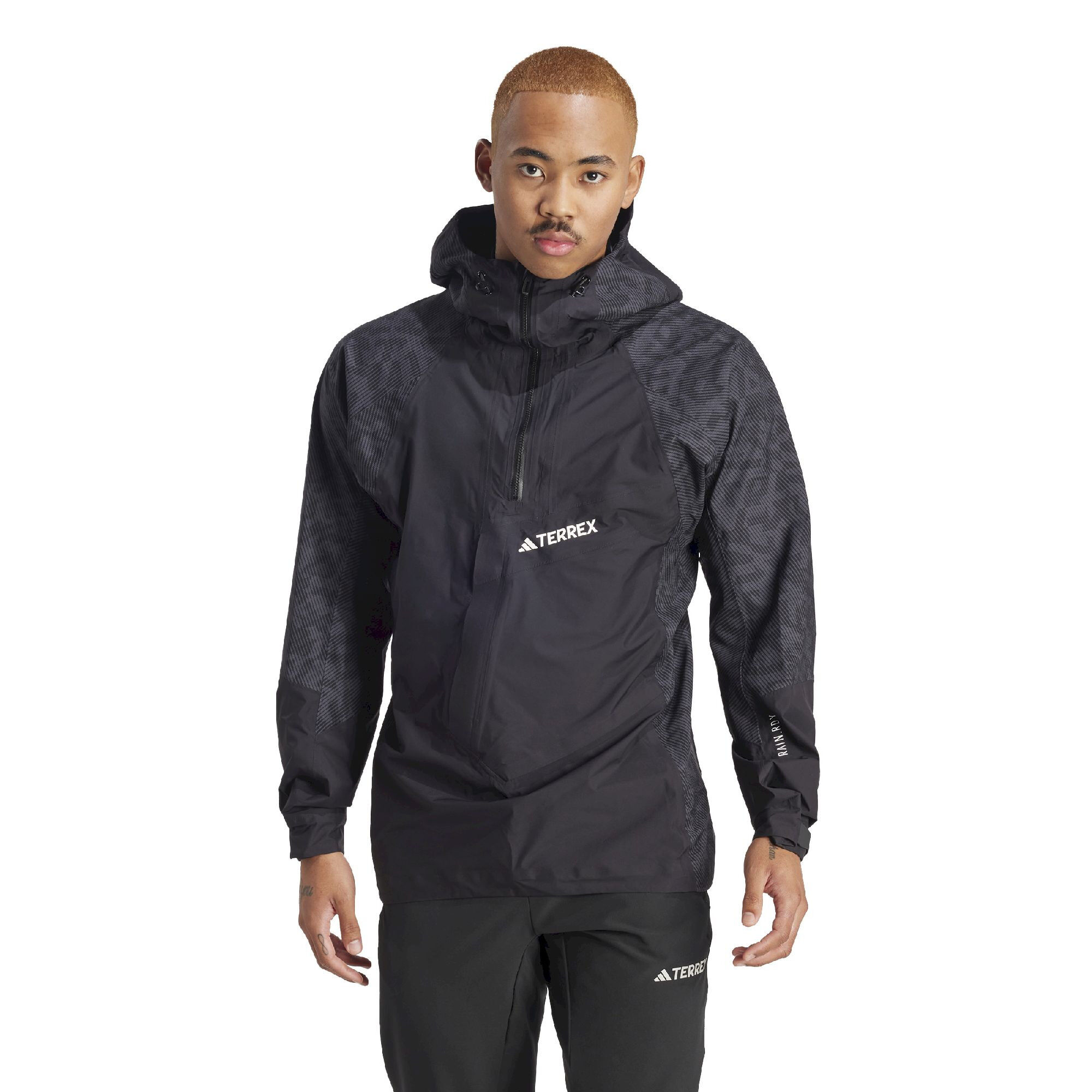 adidas Terrex Techrock Primeknit Anorak - Kurtka przeciwdeszczowa meska | Hardloop