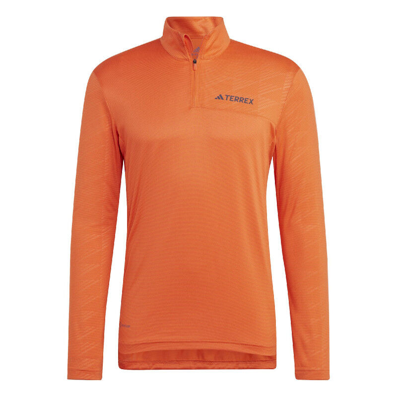 adidas Terrex Multi Half Zip Long Sleeve - T-shirt - Men's | Hardloop