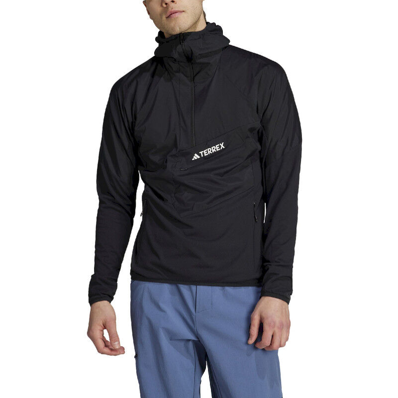 adidas Terrex Techrock Ultralight HZ Hooded Jacket - Pánská fleesová mikina | Hardloop