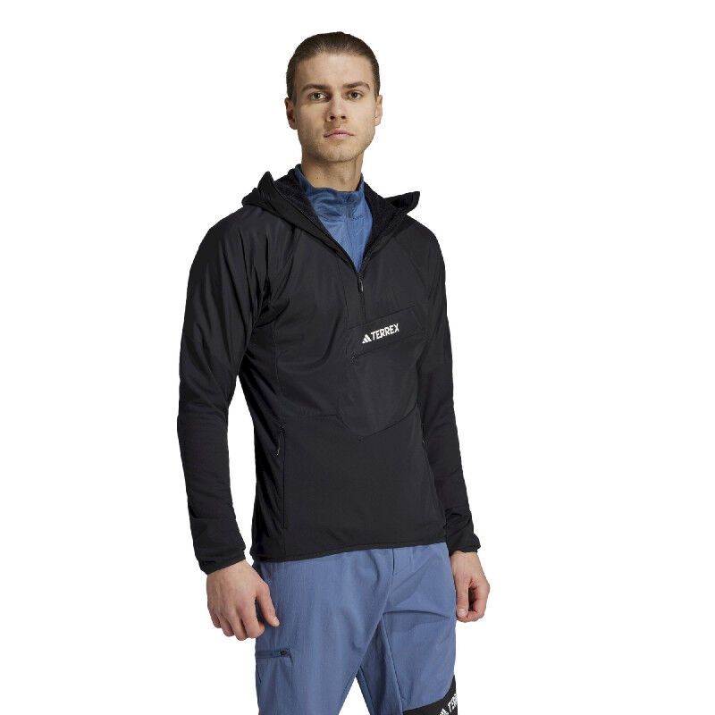adidas Terrex Techrock Ultralight HZ Hooded Jacket - Fleecetakki - Miehet | Hardloop