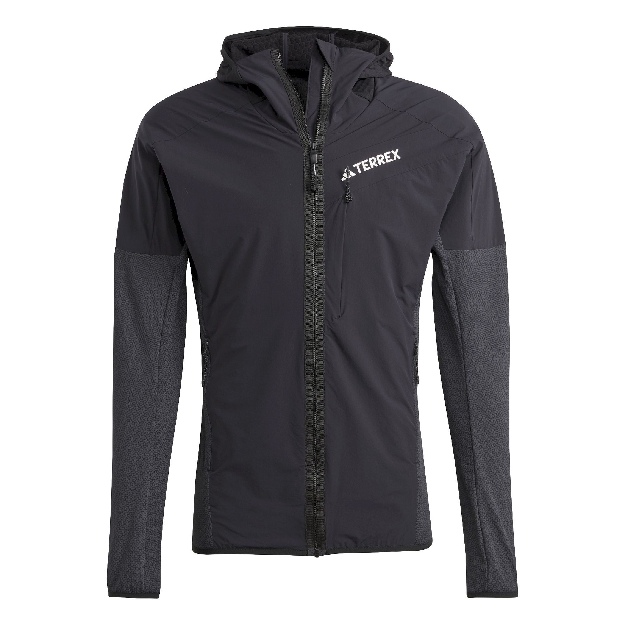 adidas Terrex Fleece Wind Hooded Jacket - Bluza polarowa meska | Hardloop