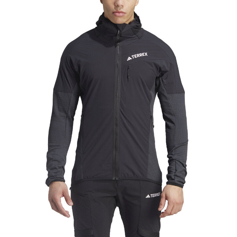 adidas Terrex Fleece Wind Hooded Jacket - Polaire homme | Hardloop