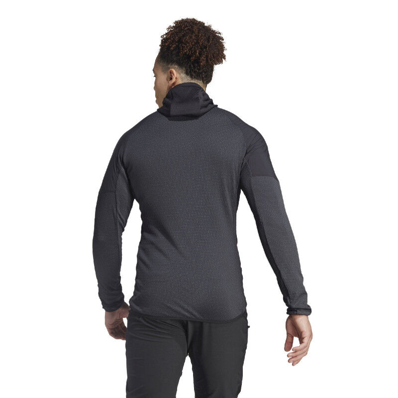 adidas Terrex Fleece Wind Hooded Jacket - Polaire homme | Hardloop