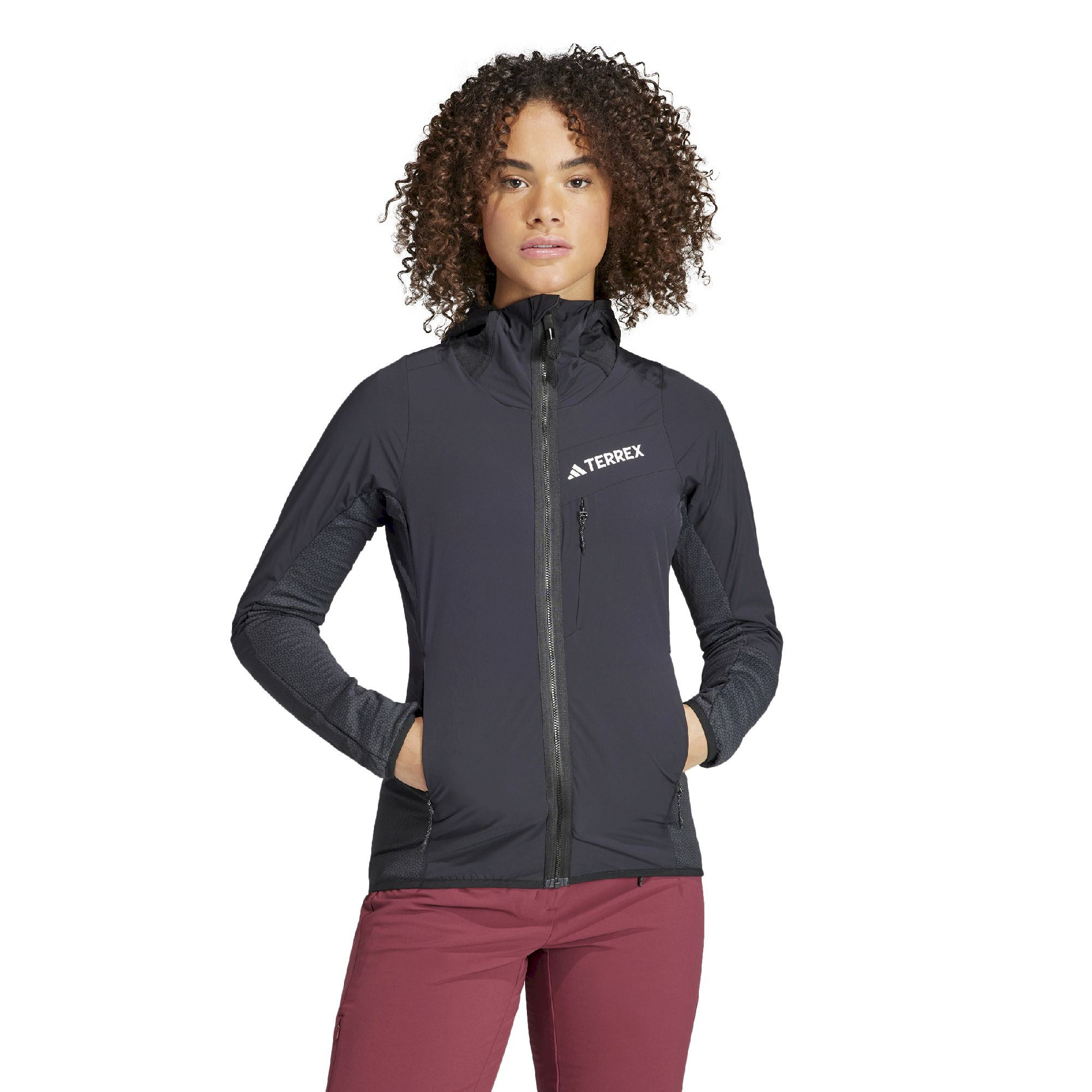 adidas Terrex Fleece Wind Hooded Jacket Polaire femme Hardloop