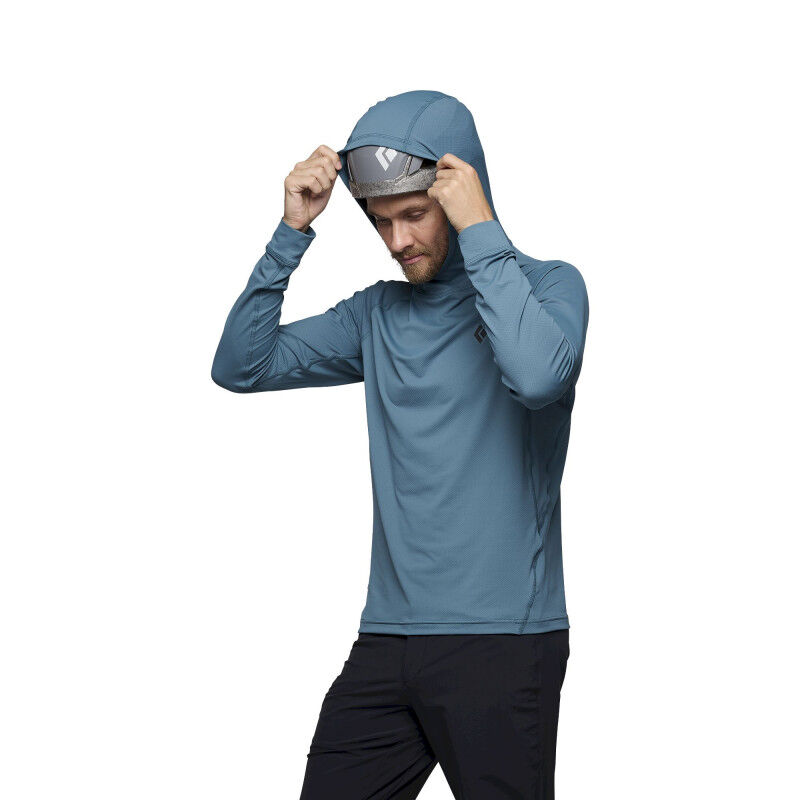 Black Diamond Alpenglow Hoody - UV-beskyttelse T-shirts - Herrer | Hardloop
