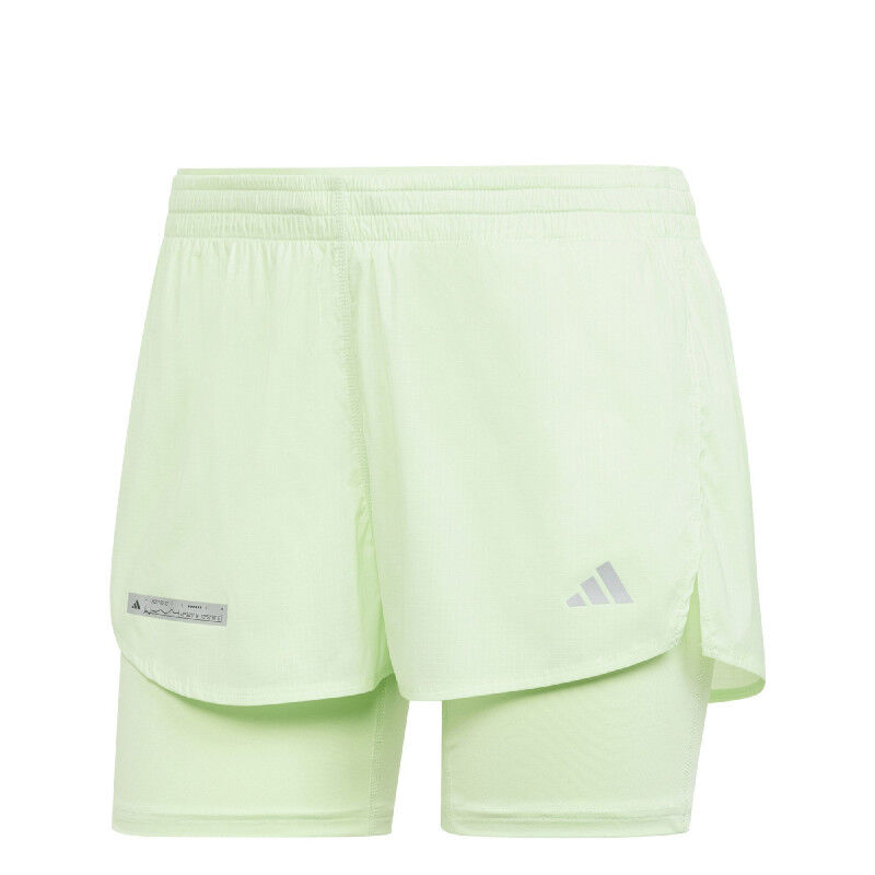 Adidas mens running shorts green hotsell