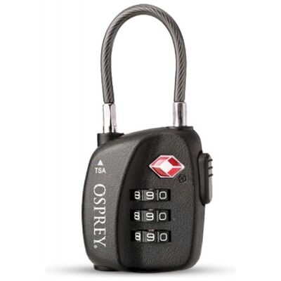 TSA 3 Dial Cable Lock - Visací zámek