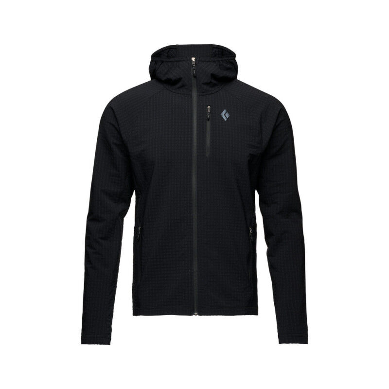 Black Diamond Coefficient Storm FZ Hoody - Fleecejakke - Herrer | Hardloop