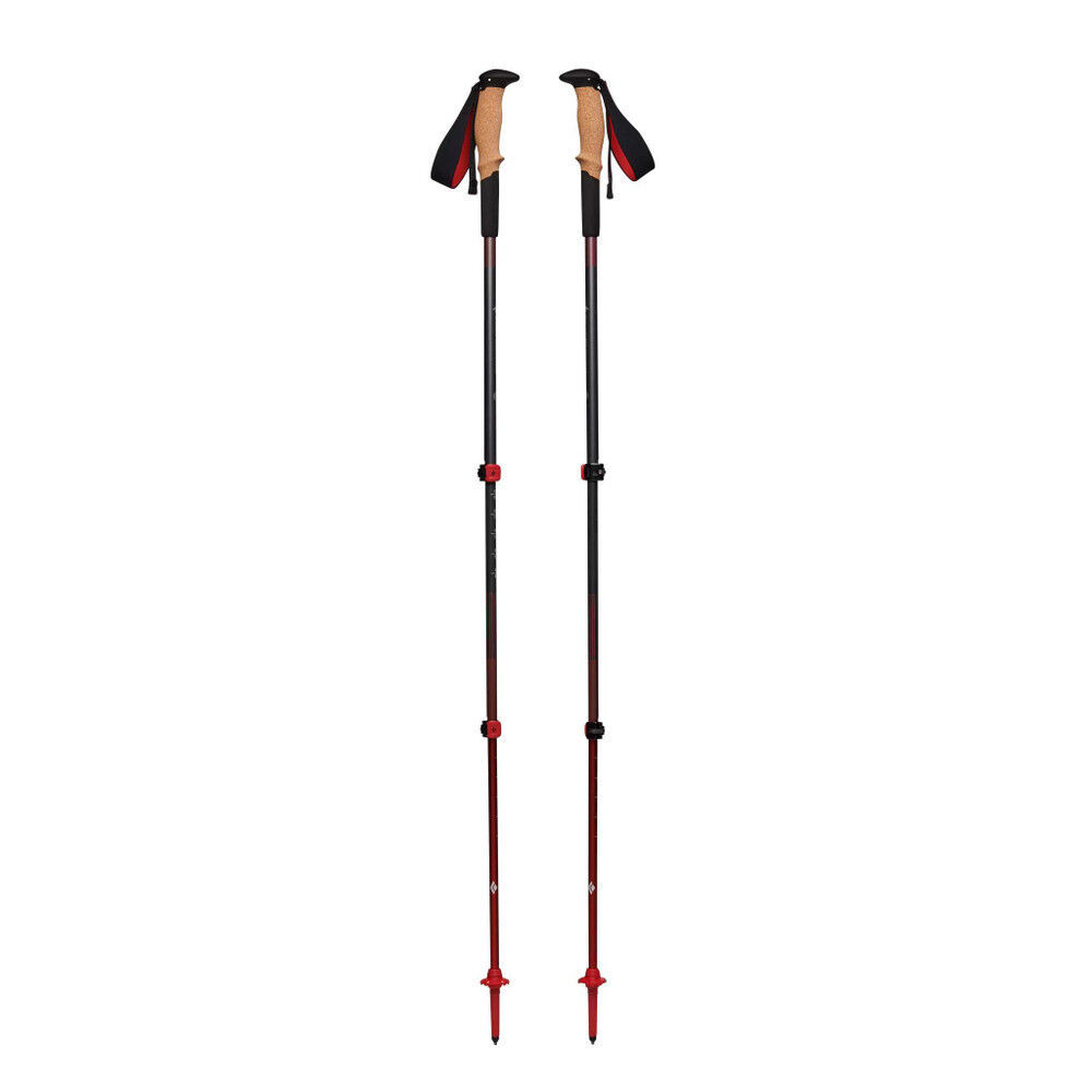 Bâtons De Randonnée Black Diamond Trail Pro Shock - Noir Granite - Neuf Avec Boîte