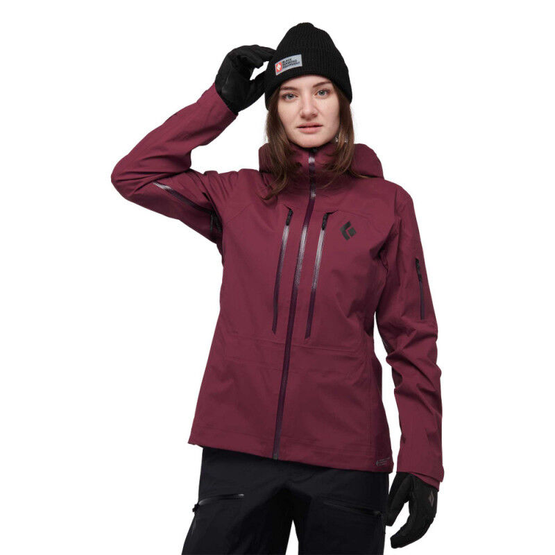 Black diamond shop womens ski jacket