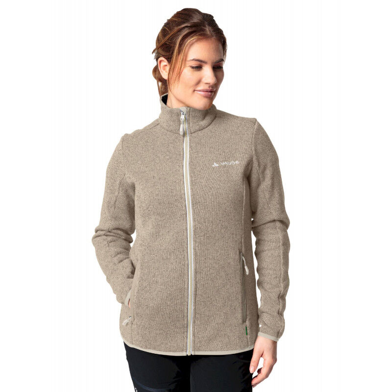 vaude strickfleecejacke damen
