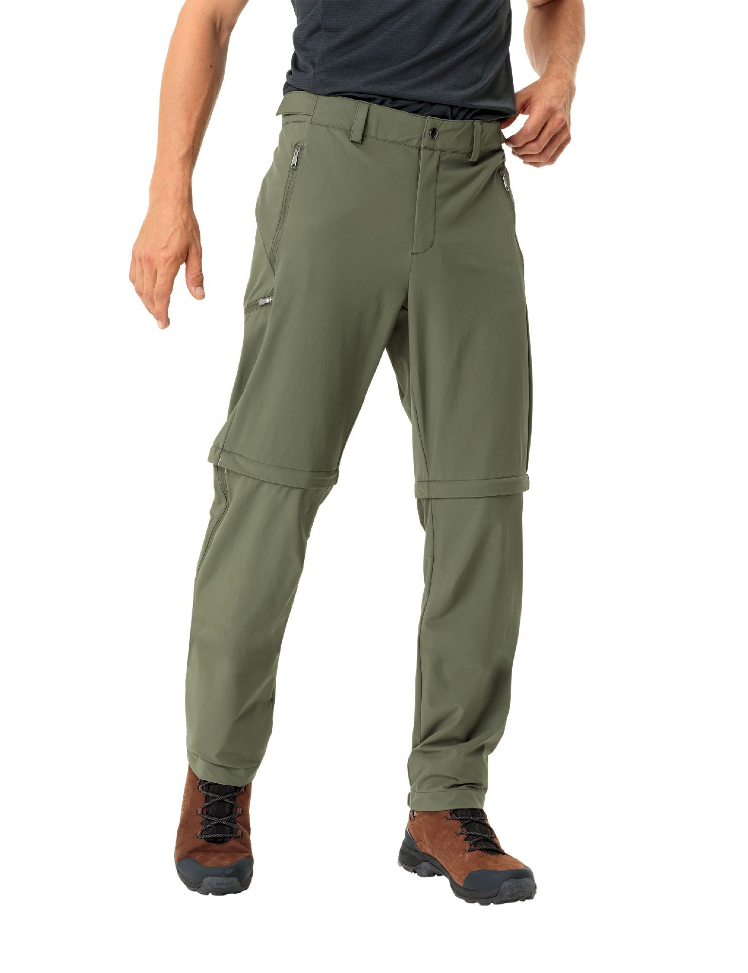 Vaude Farley Stretch T-Zip Pants III - Pantalones de trekking - Hombre | Hardloop