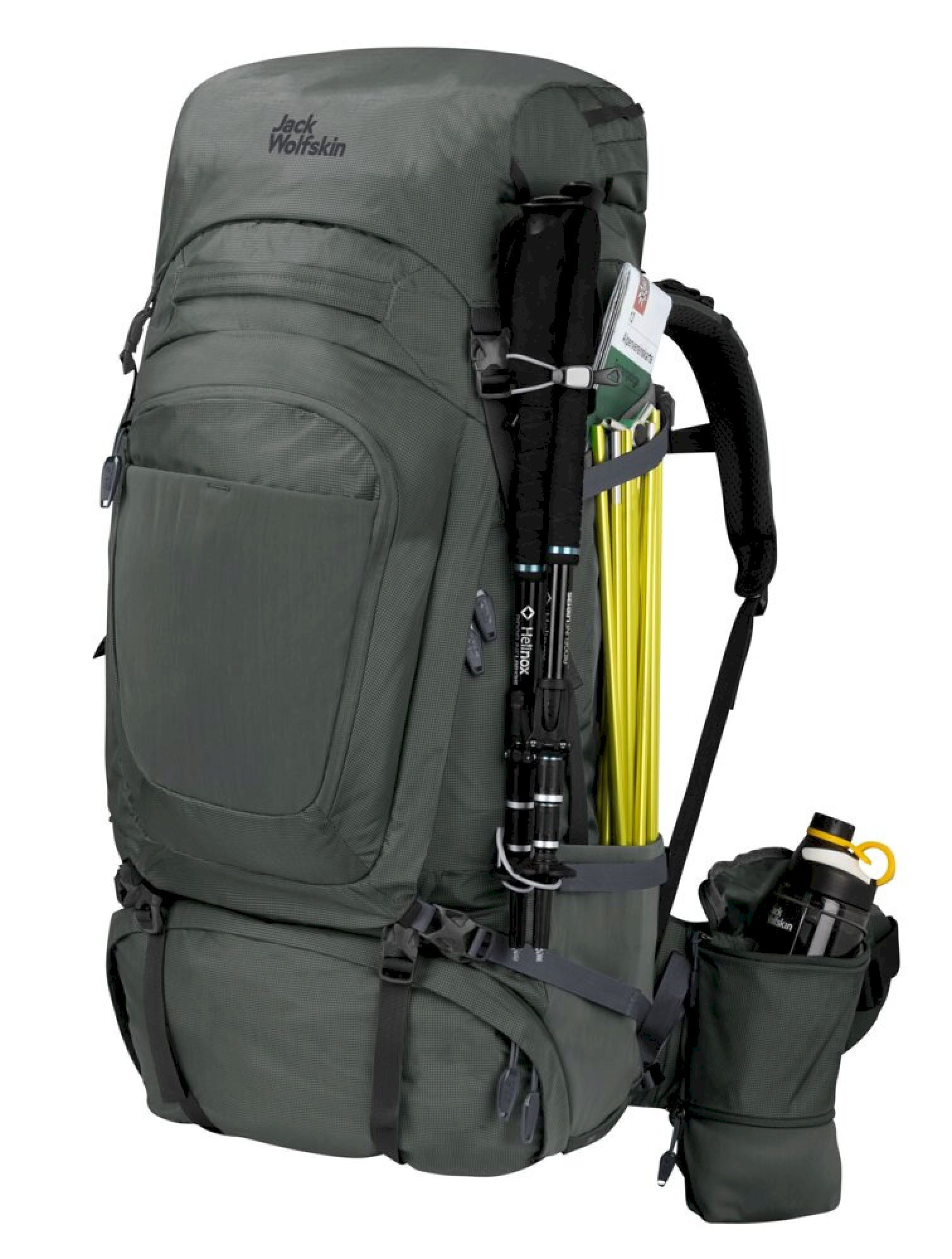 Jack Wolfskin Denali 65+10 Vandringsryggsäck Dam Hardloop