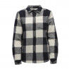 Black / Off White Plaid