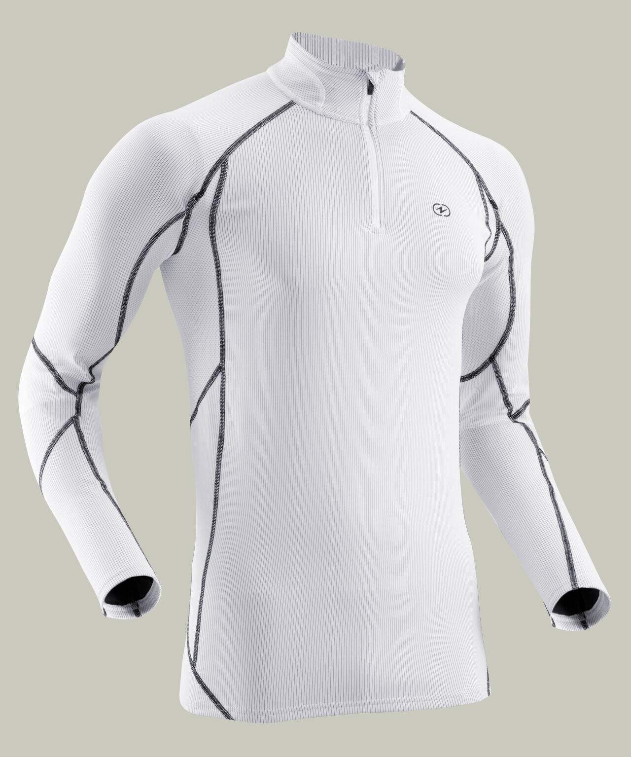 Damart Sport Activ Body 4 - Tee-Shirt col montant zippé homme