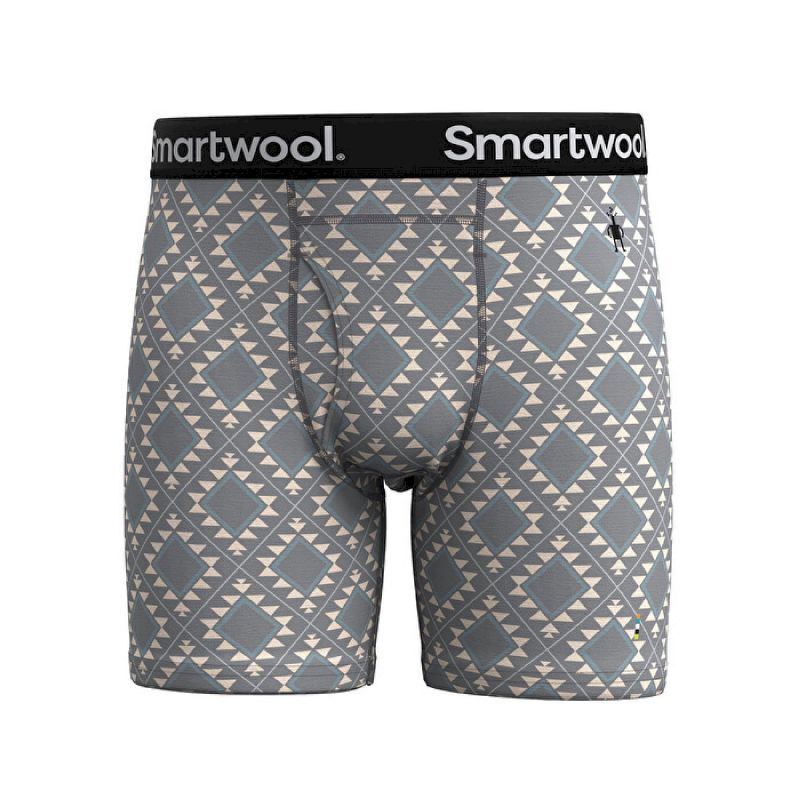 Smartwool Merino Print Boxer Brief Boxed - Bokserki | Hardloop