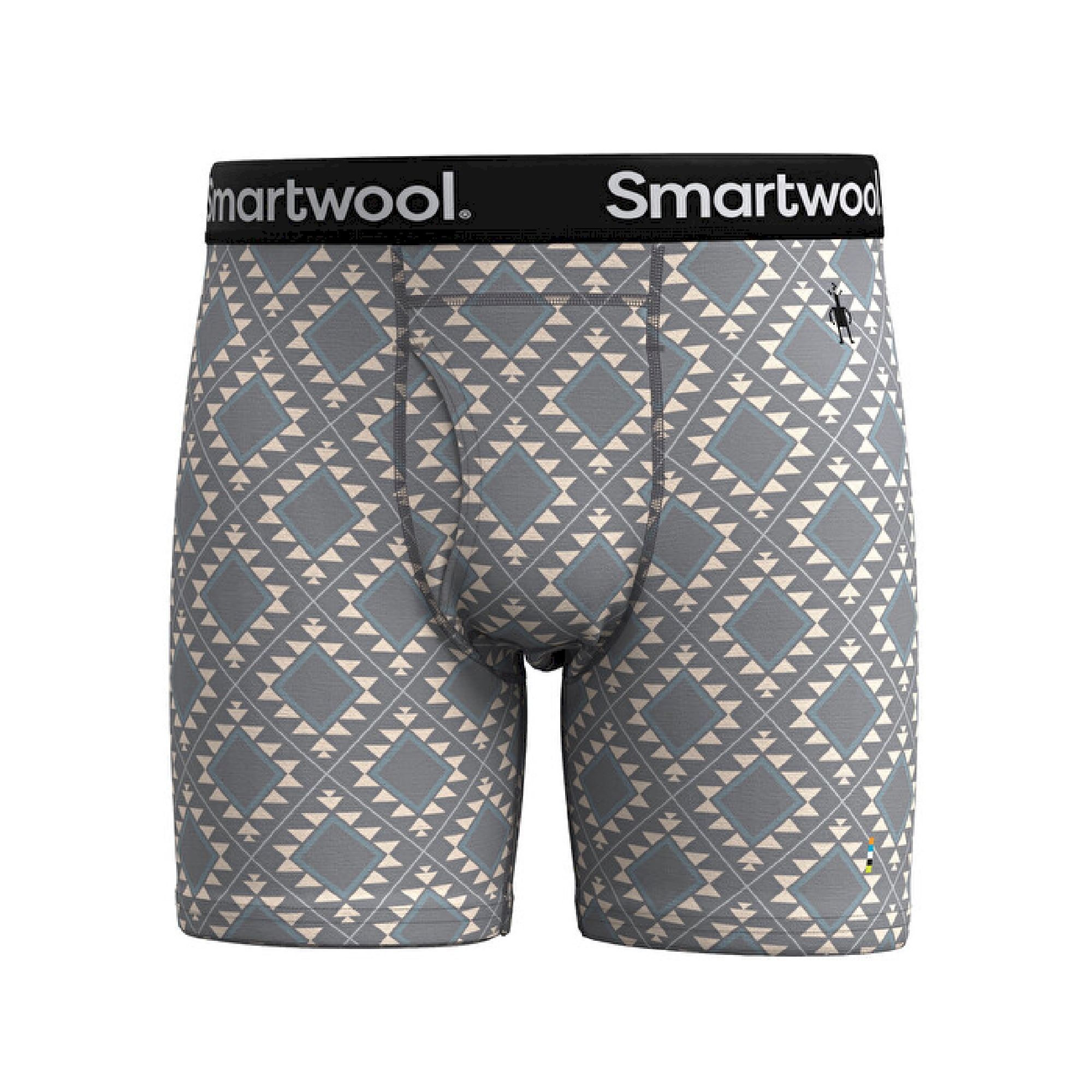 Smartwool Merino Print Boxer Brief Boxed - Ondergoed | Hardloop